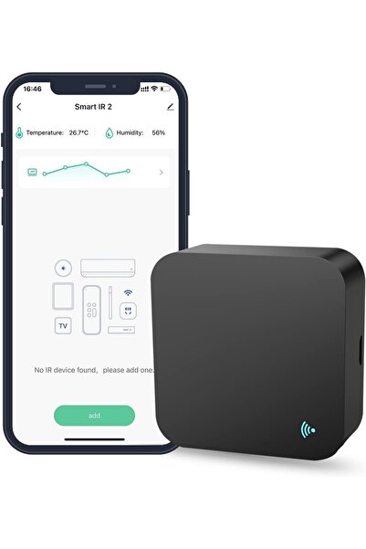 AZONEE جهاز إرسال الأشعة تحت الحمراء الذكي العالمي مع جهاز مراقبة درجة الحرار...