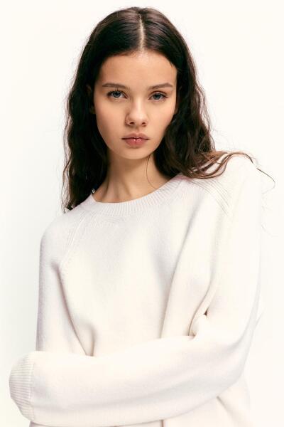 Pull & Bear Oversize bisiklet yaka kazak