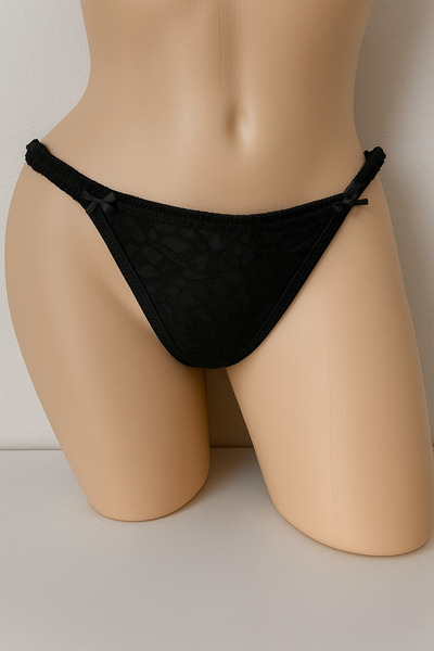 Liora De Mar طقم سراويل داخلية نسائية مكون من قطعتين، مزين بالدانتيل من الأما...