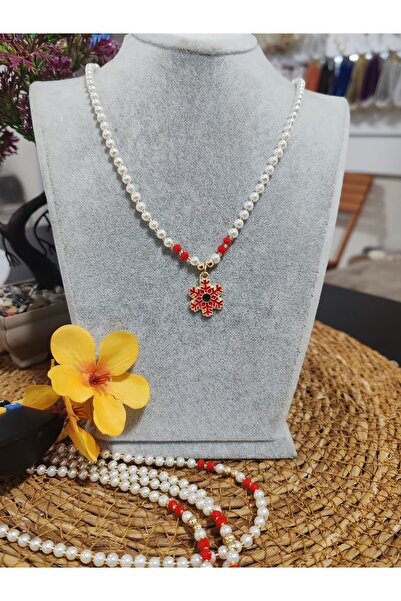 elbi bijuteri New Year's Necklace Snowflake