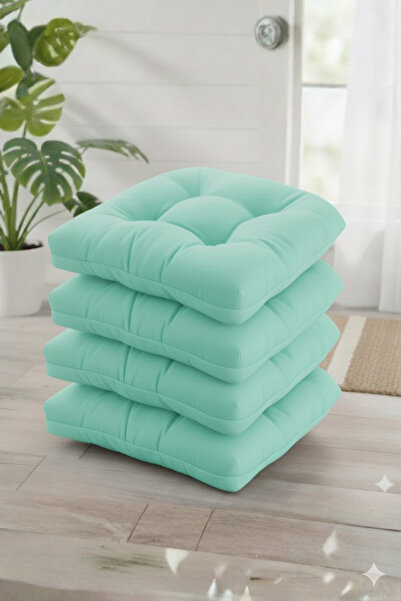 MİNDERHAN Chair Cushion 45X45 cm Oval Model on the Back