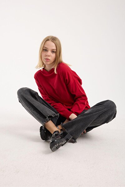 sumoda Women's Knitwear Sweater Soft Texture Crew Neck Basic