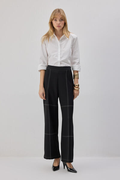 Touché Privé Contrast Stitched Pants