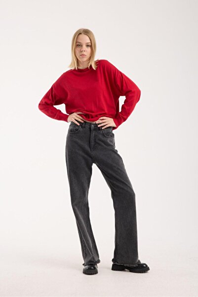 sumoda Women's Knitwear Sweater Soft Texture Crew Neck Basic