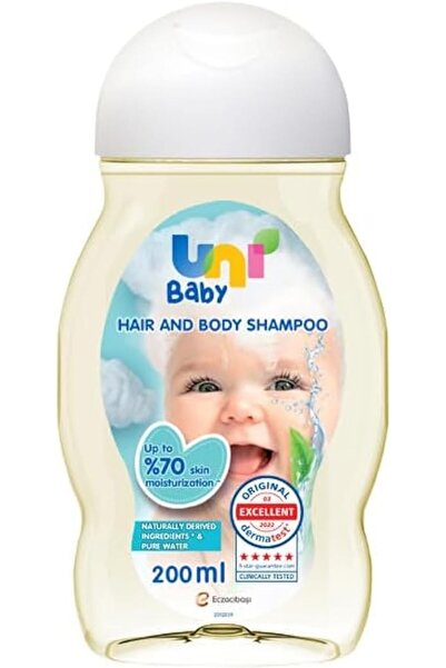 Uni Baby Hair and Body Shampoo Skin Moisturization 200 ml
