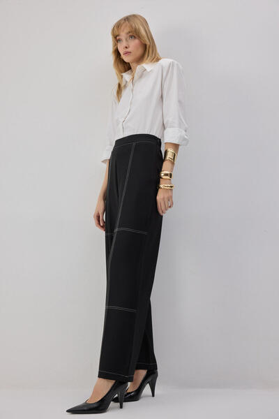 Touché Privé Contrast Stitched Pants
