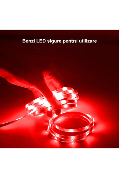 LEDIGANT LED strip 12V, 120 LED/m, SMD 2835, Red light, Indoor IP20, 8mm, Roll 5 meters