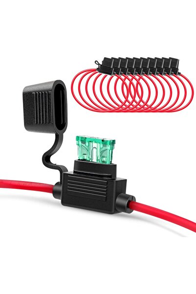 Nilight حامل فيوز مضمن، تسخير أسلاك 14AWG، ATC/ATO، فيوز شفرة 30 أمبير، حامل ...