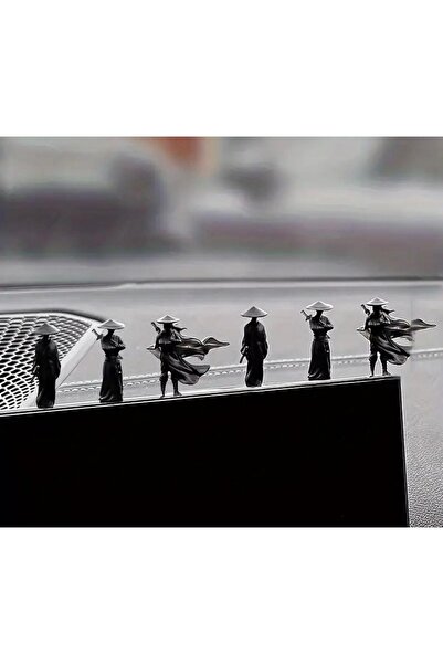 est-co زينة سيارة ثلاثية الأبعاد على شكل تمثال محارب، إكسسوار توربيدو، هدية، ...