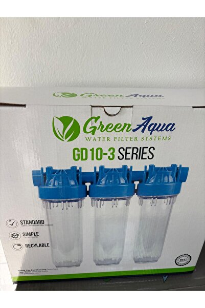 GREEN AQUA 10" üçlü dolu hıusing