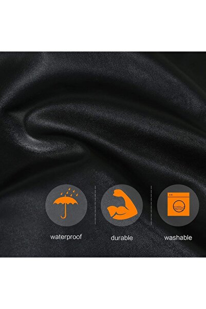 Generic Roboraty 3Pcs Magnetic Fender Cover PU Leather Protective Mat, Blue 110x45cm