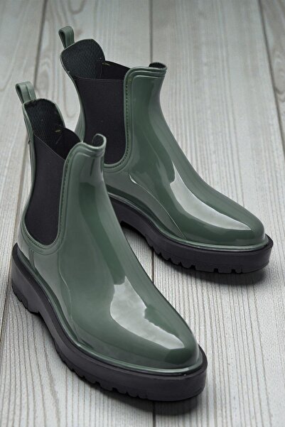 ISPARTALILAR 300-50 Orthopedic Sole Elastic Daily Women's Boots Plastic Boots Waterproof Women's Boots