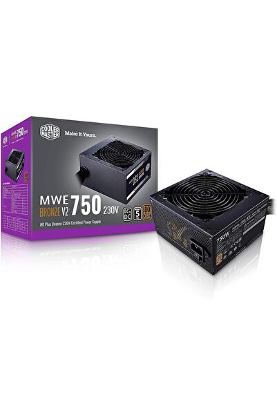 Cooler Master MWE 750 Bronze V2 Power Supply - 750W, 80 Plus Bronze