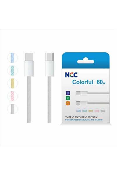 NCC USB-C to USB-C Nylon Weave Cable –