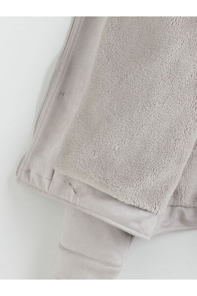 LC Waikiki معطف رجالي مريح بياقة قميص من جلد الغزال