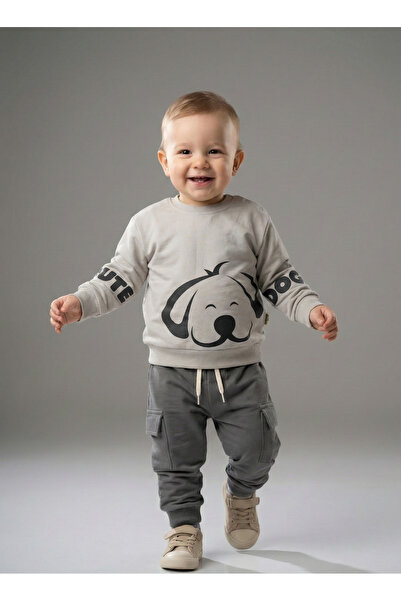ciciben Baby Boy Cute Dog Printed Top and Bottom Set