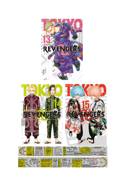 Gerekli Şeyler Yayıncılık Tokyo Revengers 13-14-15. Ciltler Manga Seti + Özel...