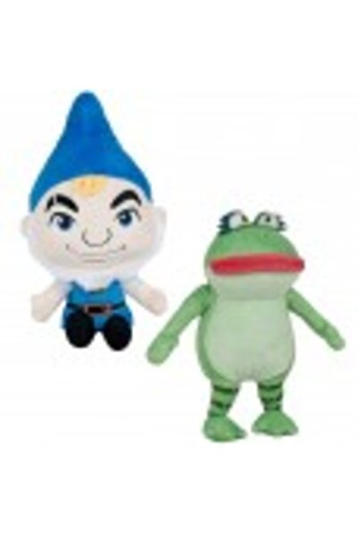Play By Play Set of 2 Plush Toys - Gnomeo 32 cm & Nanette 29 cm (Sherlock Gnomes)
