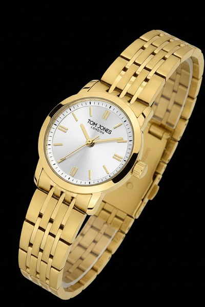 Tom Jones Kadın kol saati gold renk orjinal 3atm su gecirmez çelik orjınal 2 ...