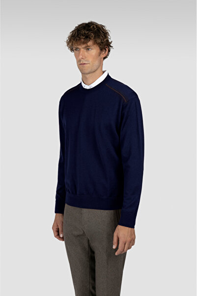 PAUL&SHARK Men's Knitted Wool Roundneck Sweater