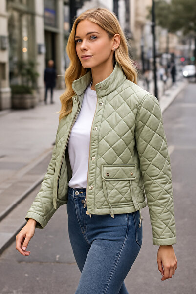 ETERNA UR Kadın Su Geçirmez Dik Yaka Şişme Mont