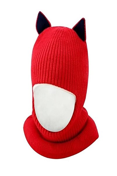 Generic Winter hat for toddlers and babies, lined with wool, suitable for girls and boys, head scarf