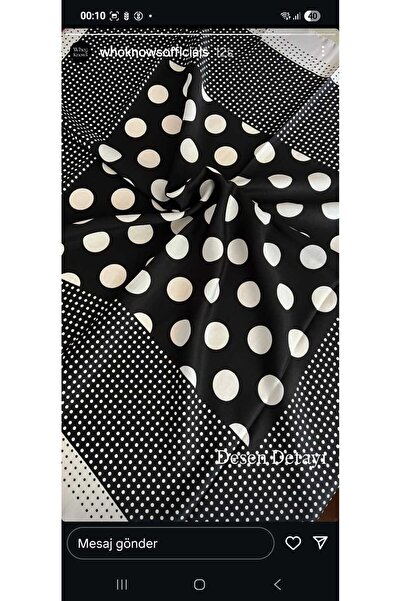 who knows ¿ Whoknows Polka Dot Print Scarf Foulard Women's Clothing Accessory