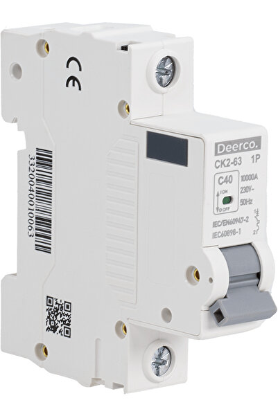 DEERCO 1 Kutuplu 63 Amper Otomatik Sigorta 10KA B Tipi