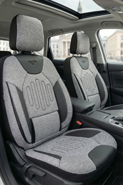 Panda Kılıf Panda Vibe Series Linen Fabric Car Seat Cover - Full Set