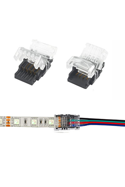 LEDIGANT Conector Banda LED 10mm, 4 Pini, 4 Fire