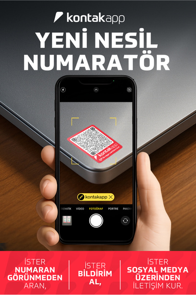 Kontakapp Yeni Nesil Eşya Numaratörü 8 Adet - Kayıp Eşya Qr Etiketi - Dijital...