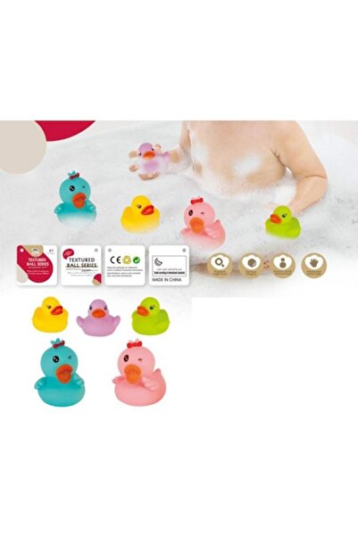 Toy Toy Toy Set de 5 rățuște de baie multicolore