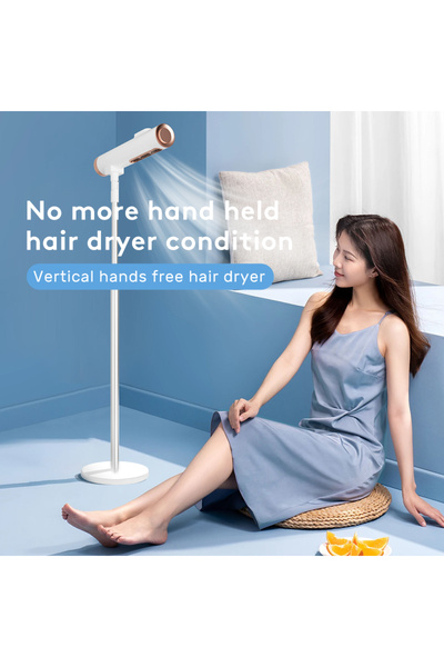 STLA F4 Stand Hair Dryer Plug-in with Base 2 Air Settings Rotatable Body