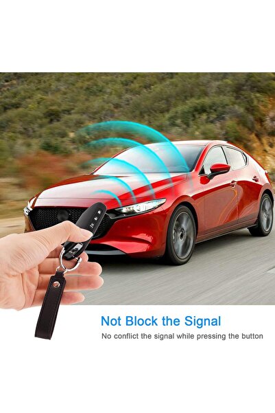 Generic Koaudb Silicone Key Fob Cover Compatible with 2019-2025 Mazda 4 Buttons - 2 Pack