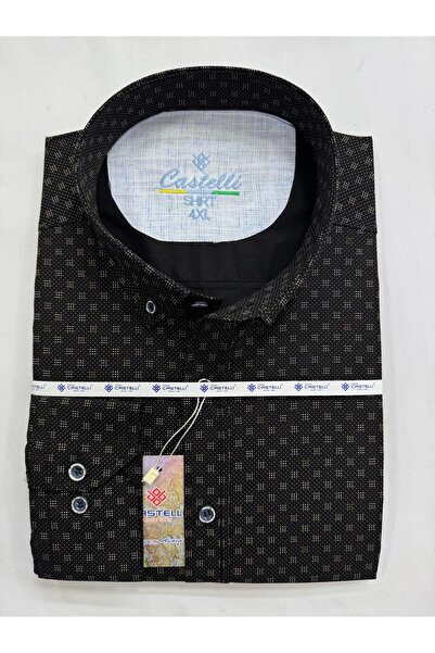 Castelli Printed Stretch Fabric Large Size New Season Men's Shirt