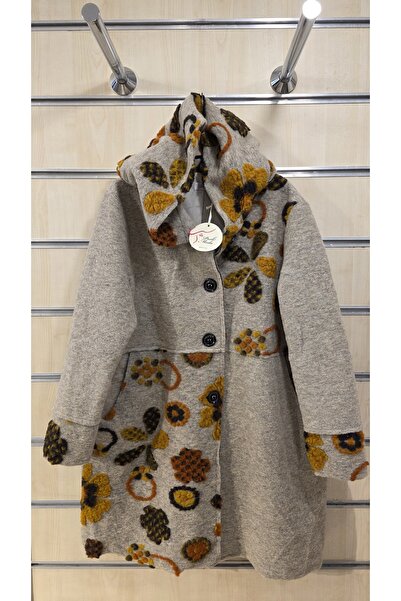 Park Moda معطف من الفيلق المزخرف بالزهور