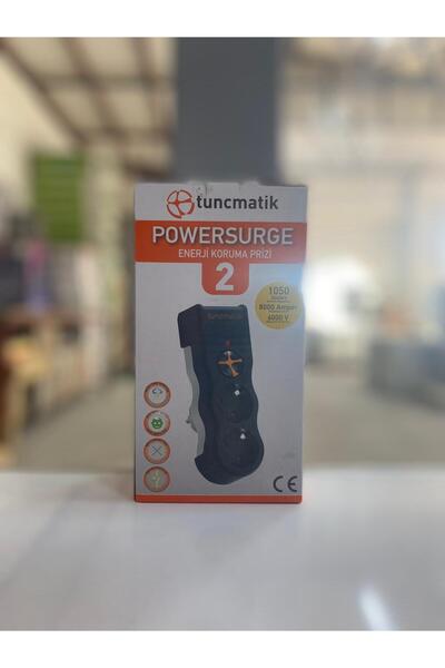 Tunçmatik AKIM KORUMALI PRİZ SİYAH İKİLİ