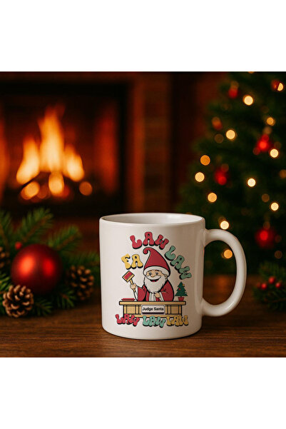 MODA Lawyer Law New Year Christmas Themed Printed Gift Porcelain Mug