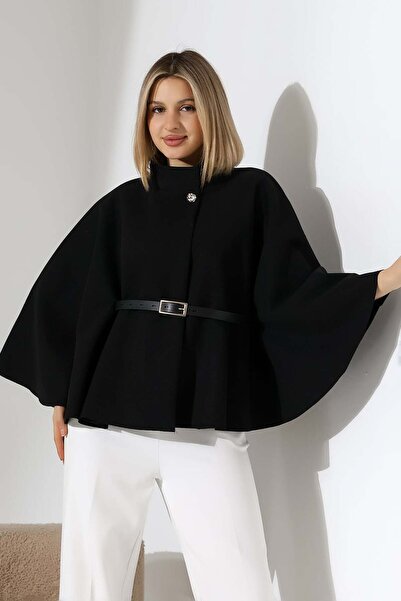 Pulli Collection Παντζόνι με λεπτομέρεια από χρυσό κουμπί και ζώνη