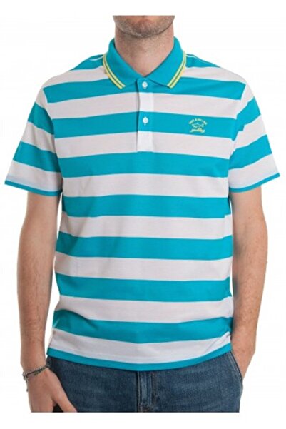 PAUL&SHARK MEN'S KNITTED POLOSHIRT C.WCOTTON