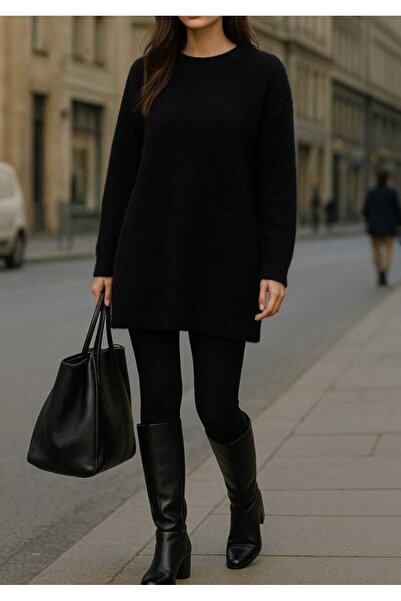 Vaniza Mărime standard din material subțire Pulover lung din tricot