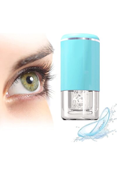 SYOSI Ultrasonic Lens Cleaner (Blue) - Portable Cleaner for Soft & RGP Lenses