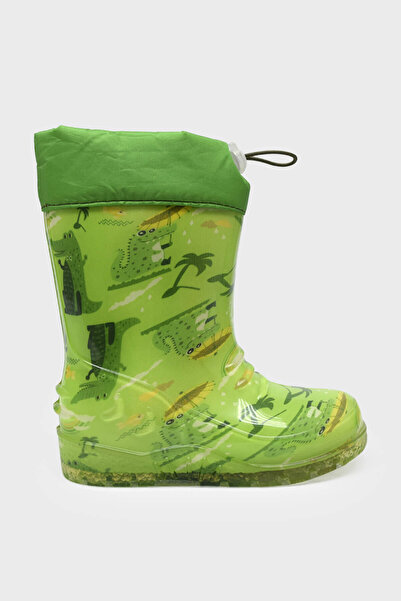 Sanbe Unisex Children's Rain Boots Green Snb901Y3102