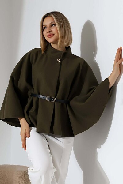 Pulli Collection Παντζόνι με λεπτομέρεια από χρυσό κουμπί και ζώνη