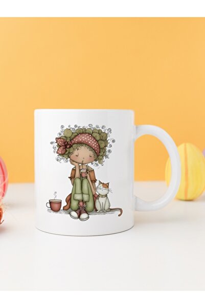 IŞILAY PROMOSYON فتاة غريبة مع قطة كوبا بارداك موديل 27