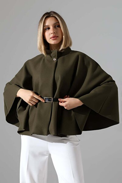 Pulli Collection Παντζόνι με λεπτομέρεια από χρυσό κουμπί και ζώνη