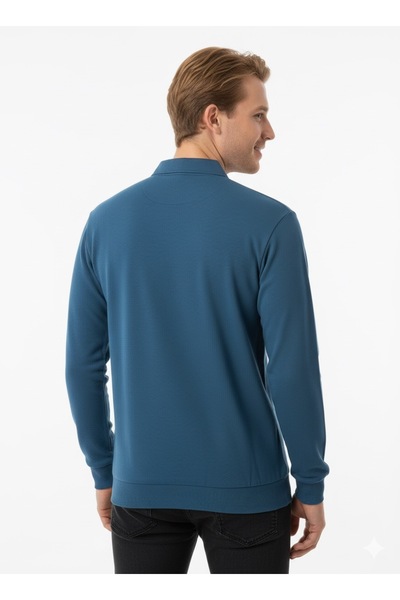 ModaPlaza Men's Pocket Polo Neck Thessaloniki Sweat 109