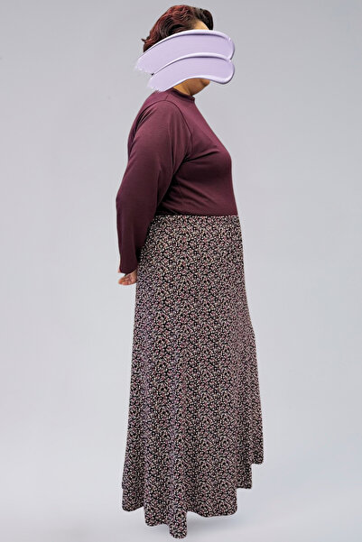 SHE BEST تنورة صلاة طويلة من قطع متعددة، مصنوعة من الفسكوز، تنورة نسائية طويل...