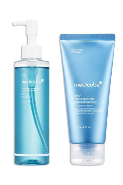 Medicube Zero Pore Blackhead Deep Cleansing Oil 150ml & Zero Foam Cleanser 120g