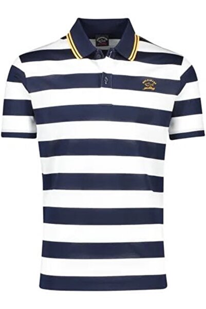 PAUL&SHARK MEN'S KNITTED POLOSHIRT C.WCOTTON